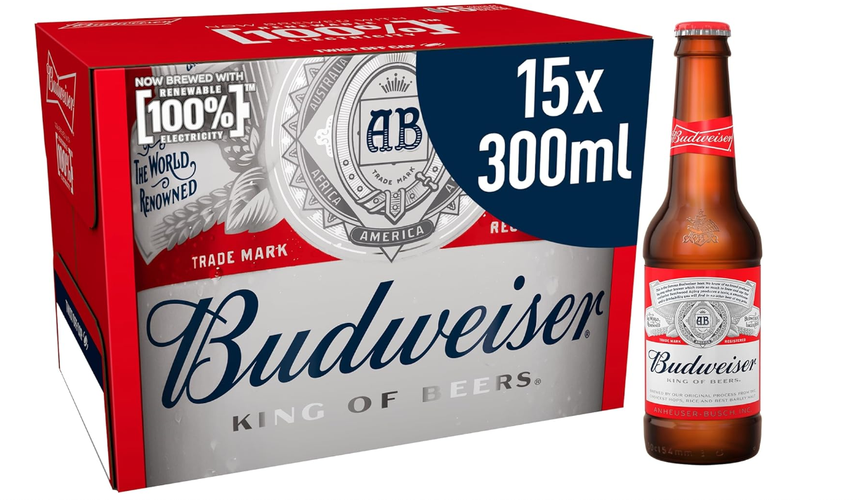 BUDWEISER 15PK