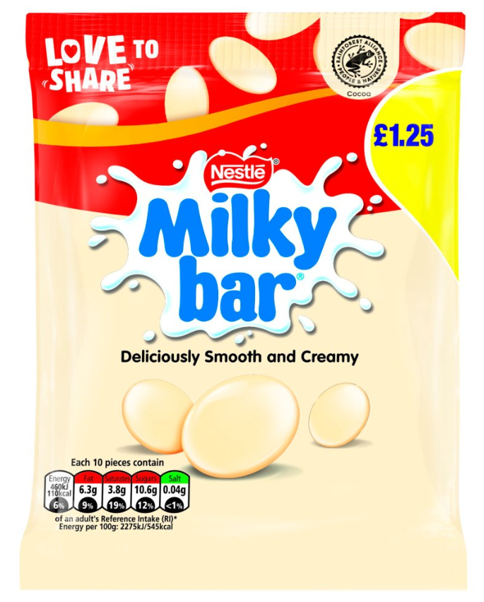 MILKYBAR GIANT BUTTON £1