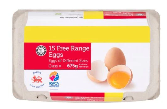 euro shopper eggs pk15