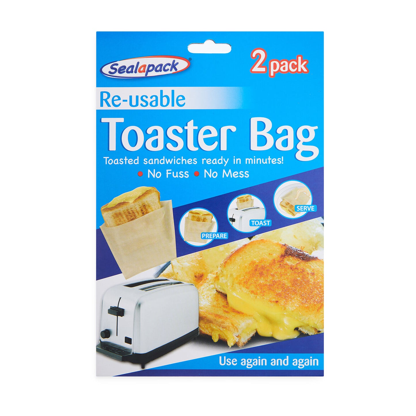 2PK TOASTER BAG
