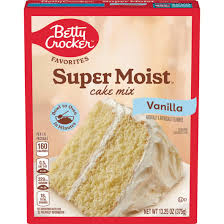 B/Crocker Vanilla Cake Mix