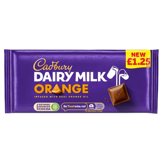 Cadbury Dairy Milk OrangeÂ£1.25