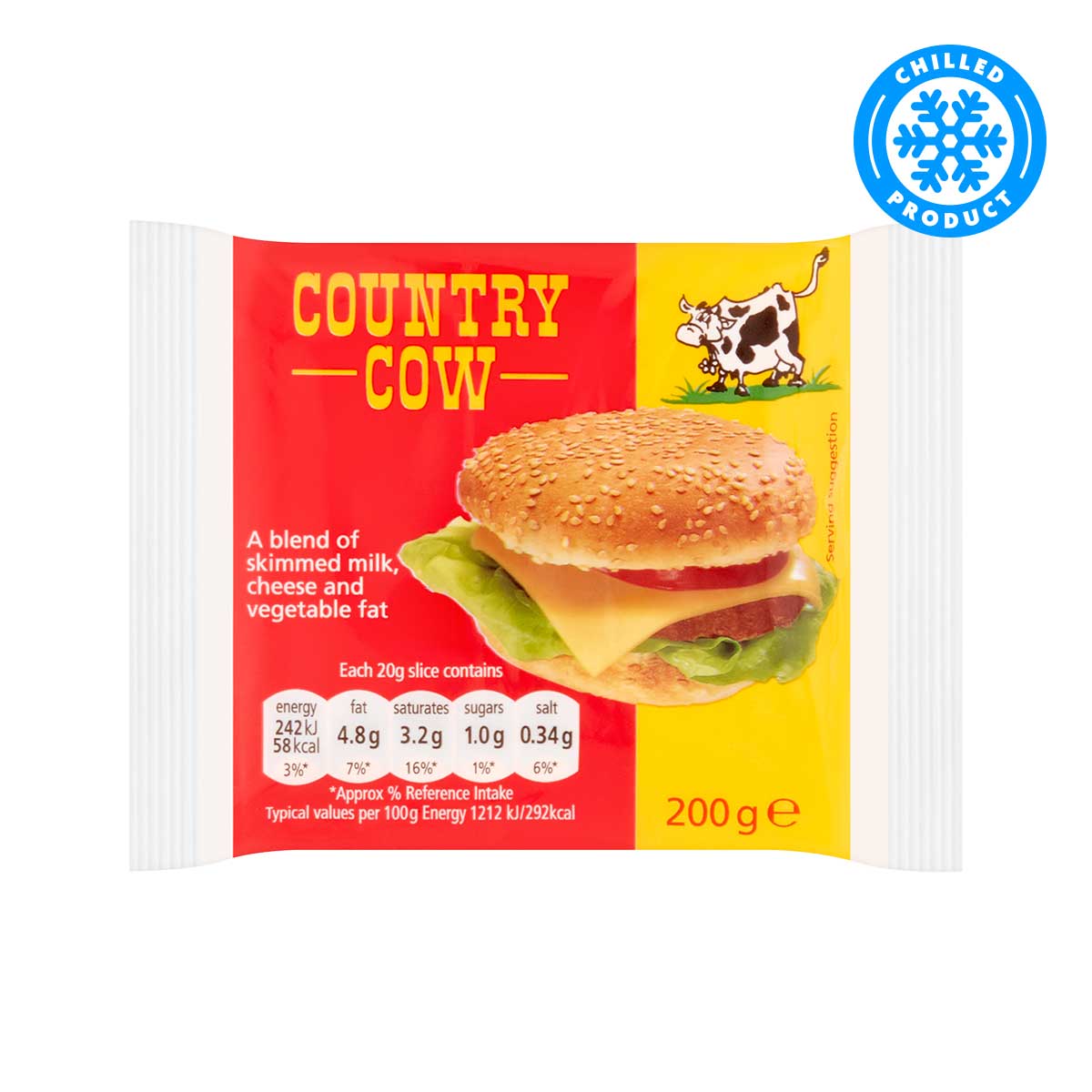 COUNTRY COW CHEESE SLICE