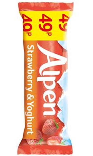 Alpen Bar Strawberry 49P