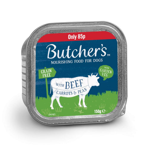 Butchers Alu Tra Bee & Veg 85P