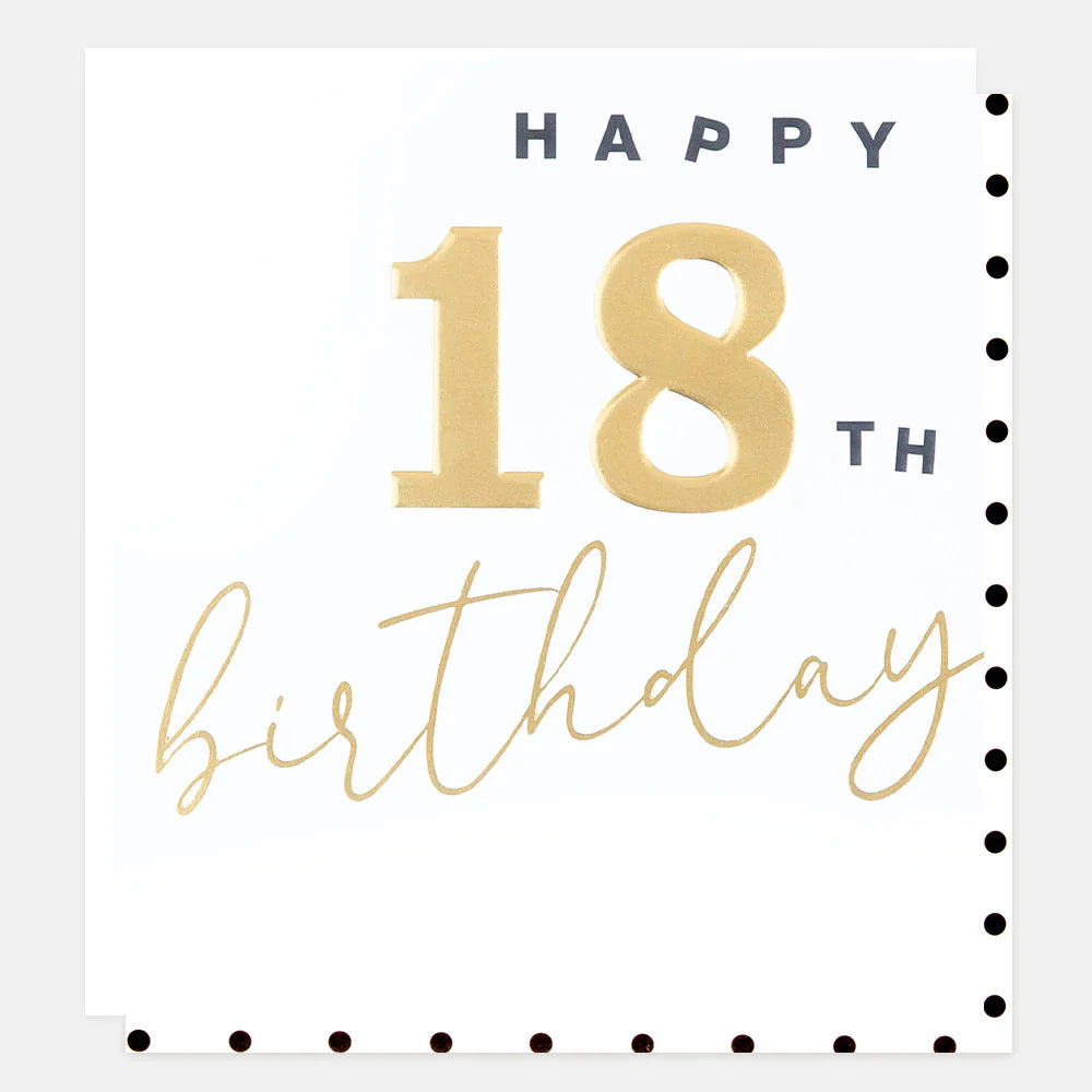 18TH BIRTHDAY CARD