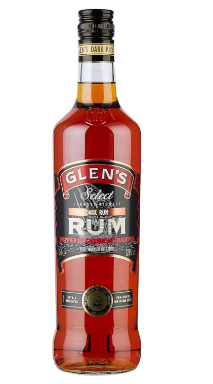 GLENS DARK RUM 70CL