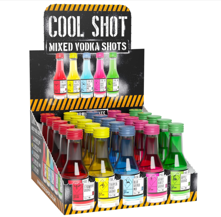 COOLSHOT MIXED VODKA SHOTS