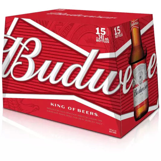 BUDWEISER 15 PACK