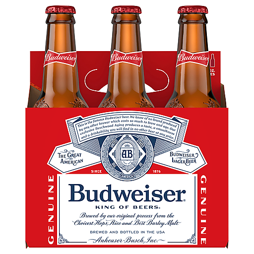 Budweiser Â£6.85 NRB 6 Pack