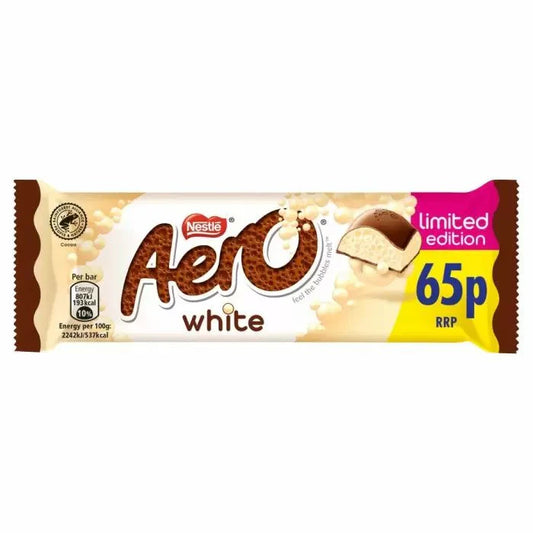 Aero Bubbly Bar White 65p
