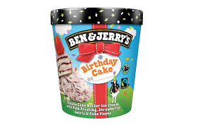 Ben & Jerrys B/Day Cake