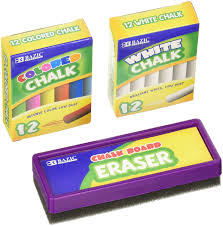 Chalk & Eraser Set 28pk