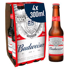 Budweiser Â£4.99 NRB 4 Pack