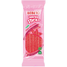Bebeto Wacky Sticks Strawberry