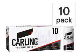 Carling Lager Â£10.99 10PKCan4%