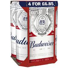 Budweiser Â£6.85 Pint Can 4.5%