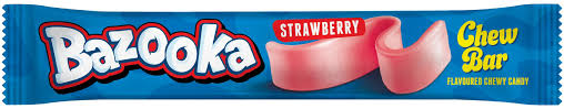 Bazooka Chew Bar Strawberry