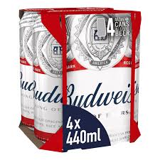 Budweiser £5.00 4 Pack 440ml