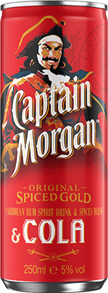 CAPTAIN MORGANS SPICED & COLA