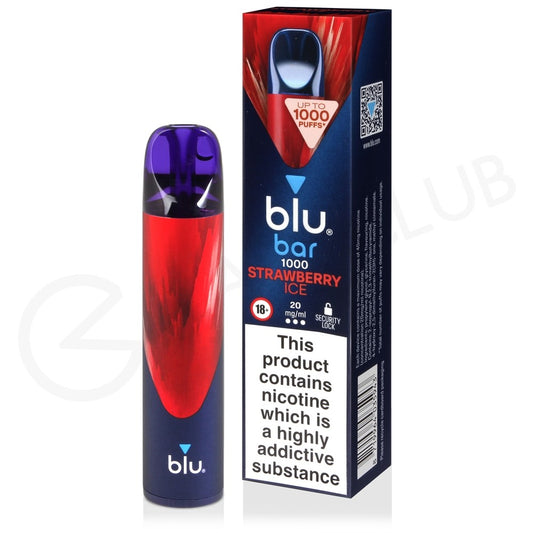 Blu Bar 1000 Strawberry Ice